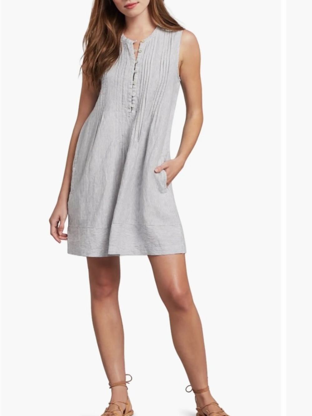Faherty Isha Dress - S - Picture 8 of 9
